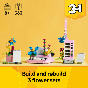 Lego Creator 3in1 Typewriter with Flowers 31169